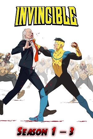 Download  Invincible (Season 1 – 3) Dual Audio {Hindi–English} AMZN WEB-Series 480p | 720p | 1080p WEB-DL