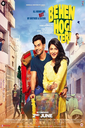 Download  Behen Hogi Teri (2017) Hindi Full Movie 480p [300MB] | 720p [1GB] | 1080p [1.8GB]