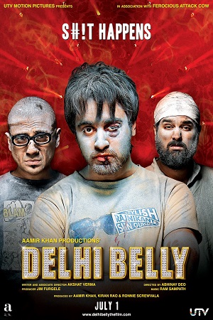 Download  Delhi Belly (2011) Hindi Full Movie 480p [350MB] | 720p [800MB] | 1080p [3GB]