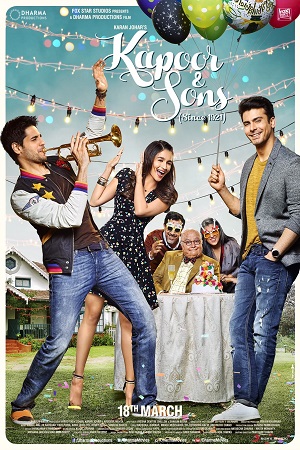 Download  Kapoor & Sons (2016) Hindi Full Movie 480p [400MB] | 720p [1.2GB] | 1080p [4GB]